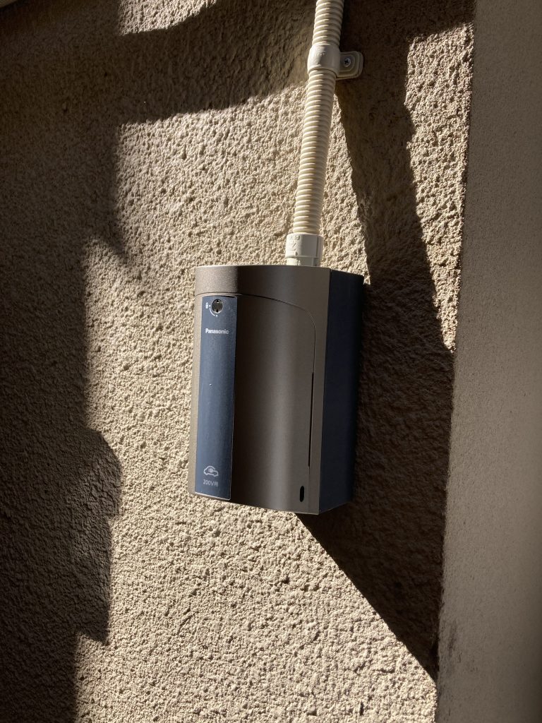 画像:EV専用コンセントの取付工事が増えてます⤴️